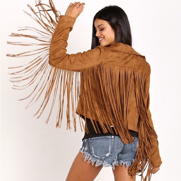 Show Me Your MuMu Jackets & Blazers - Show Me Your Mumu Fringe Jacket